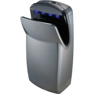 World Dryer V-63.A VMAX 120 Volt 10 AMP Infrared Sensor Activated High Speed Hand Dryer Silver Commercial Bathroom Accessories Hand Dryer Automatic