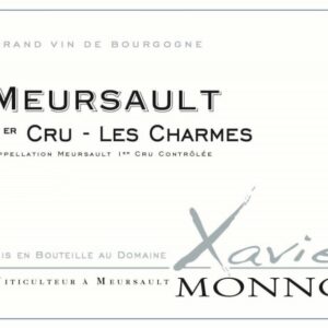 Xavier Monnot 2016 Meursault Les Charmes Premier Cru - Chardonnay White Wine