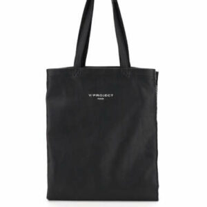 Y PROJECT TOTEBAG3 OS Black, White Cotton