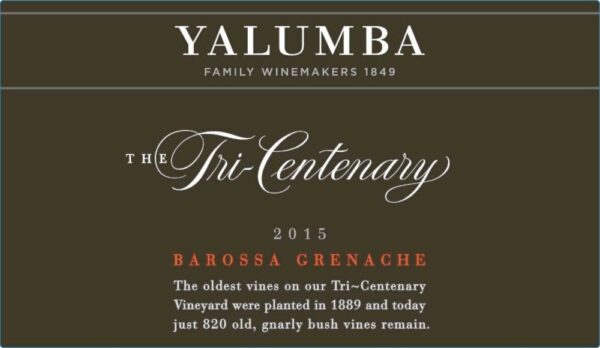 Yalumba 2015 Tri-Centenary Vineyard Grenache - Red Wine