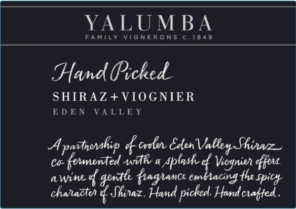 Yalumba 2016 Hand Picked Barossa Shiraz/Viognier - Syrah/Shiraz Red Wine