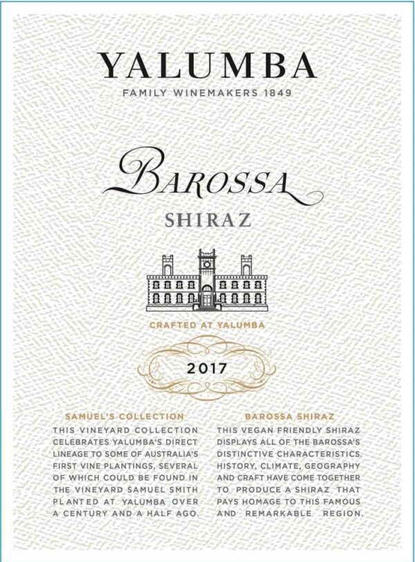 Yalumba 2017 Samuel's Collection Shiraz - Syrah/Shiraz Red Wine