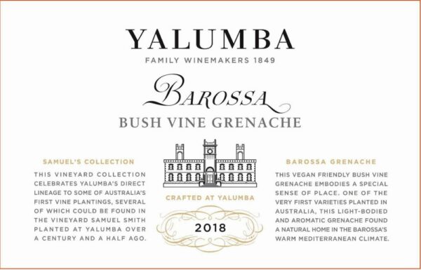 Yalumba 2018 Samuel's Collection Bush Vine Grenache - Red Wine