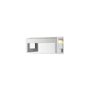 Z-Lite 1925-1S-LED Linc Single Light 11-3/4" Wide Integrated LED Bath Bar Chrome Indoor Lighting Bathroom Fixtures Bath Bar