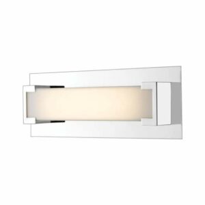 Z-Lite 1926-1S-LED Elara Single Light 12-13/16" Wide Integrated LED Bath Bar Chrome Indoor Lighting Bathroom Fixtures Bath Bar