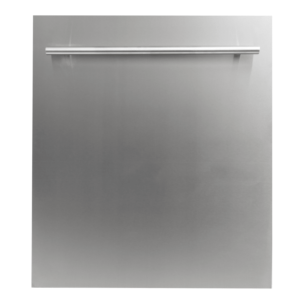 Zline DW-24 24 Inch Wide 20 Place Setting Energy Star Rated Built-In Fully Integrated Dishwasher with EcoWash Stainless Steel Dishwashers Dishwasher