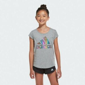 adidas Girls' 3-Stripes Mesh Shorts Adi Black, Large - Girl's Athletic Shorts at Academy Sports