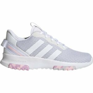 adidas Girls' Racer TR 2.0 Running Shoes White, 2.5 - Youth Running at Academy Sports