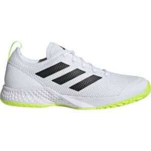 adidas Men's Court Control Tennis Shoes White/Black, 7.5 - Men's Tennis at Academy Sports