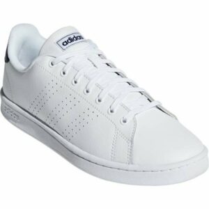 adidas Men's Essentials Advantage Shoes Cloud White/Dark Blue, 10 - Men's Active at Academy Sports