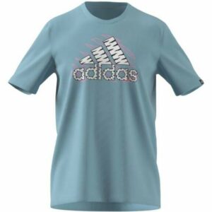 adidas Men's Jungle Logo Graphic T-Shirt Blue Light, 2X-Large - Men's Athletic Performance Tops at Academy Sports