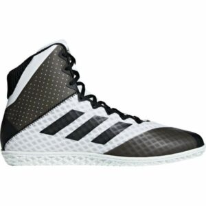 adidas Men's Mat Wizard 4 Wrestling Shoes White/Black, 6.5 - Wrestling Footwear at Academy Sports