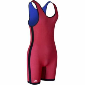 adidas Men's Reversible Wrestling Singlet Red/Royal, Large - Wrestling Accessories at Academy Sports