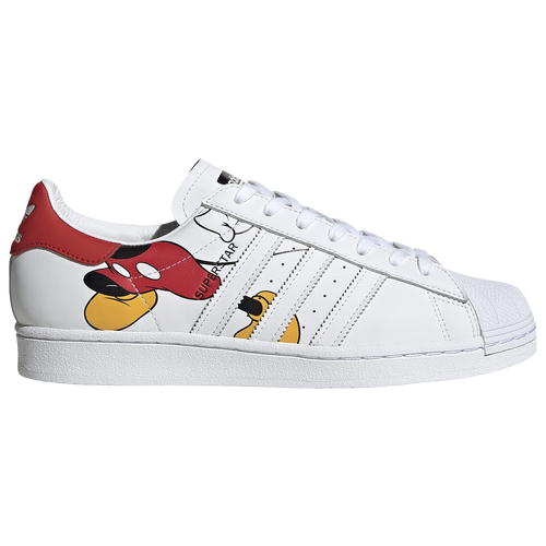 adidas Originals Mens adidas Originals Mickey Mouse Superstar - Mens Shoes White/Red/Black Size 12.0