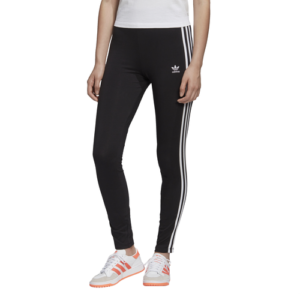 adidas Originals Womens adidas Originals 3 Stripe Tights - Womens Black/White Size XS