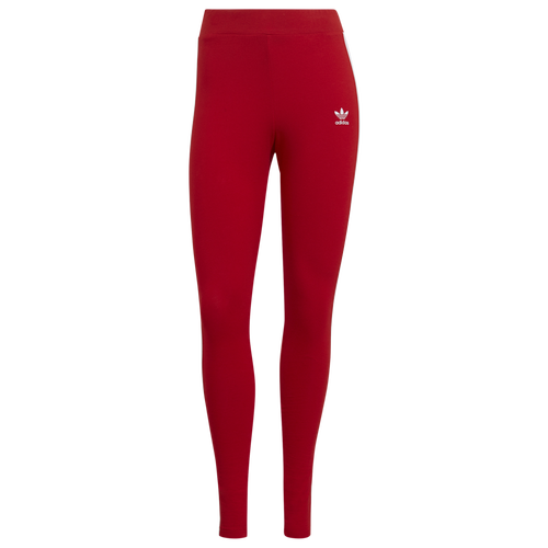 adidas Originals Womens adidas Originals 3 Stripe Tights - Womens Cardinal/Cardinal Size L