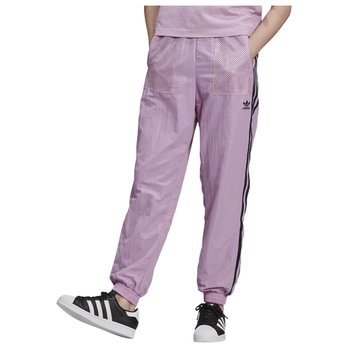 adidas Originals Womens adidas Originals Nylon Pant - Womens Magic Berry/Purple Size XS