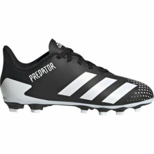 adidas Predator 20.4 Boys' Soccer Cleats Black/White/Black, 3 - Youth Soccer at Academy Sports