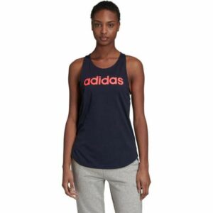 adidas Women's Essentials Linear Tank Top Navy Blue, X-Large - Women's Core/Basic Tops at Academy Sports