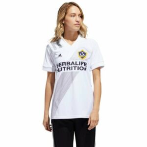 adidas Women's LA Galaxy Home Replica Jersey White, 2X-Small - Women's Soccer Tops/Bottoms at Academy Sports