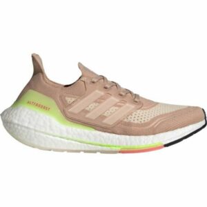 adidas Women's Ultraboost 21 Running Shoes Pink/Green, 7.5 - Women's Athletic Lifestyle at Academy Sports