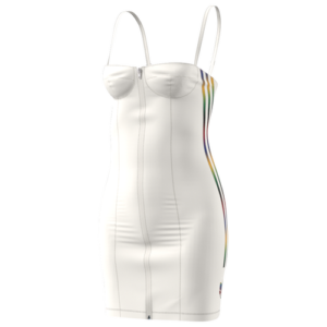 adidas Womens adidas NRG Corset Dress - Womens White/Multi Size XS