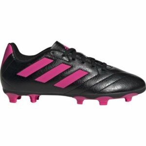 adidas Youth Goletto VII Soccer Cleats Black/Pink, 1.5 - Youth Soccer at Academy Sports