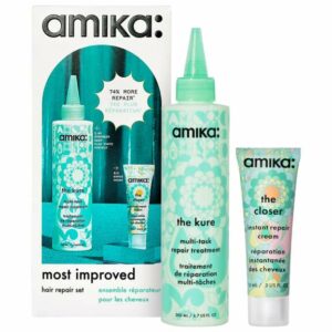 amika Most Improved The Kure Multi-Task Treatment Hair Repair Set 6.76oz/ 200mL