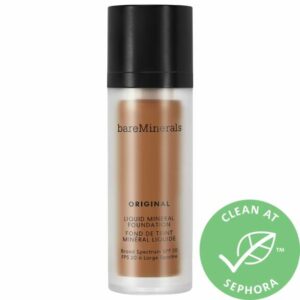 bareMinerals Original Liquid Mineral Foundation Broad Spectrum SPF 20 Golden Dark 25 1 oz/ 30 mL