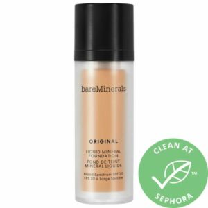 bareMinerals Original Liquid Mineral Foundation Broad Spectrum SPF 20 Golden Nude 16 1 oz/ 30 mL