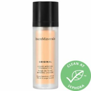 bareMinerals Original Liquid Mineral Foundation Broad Spectrum SPF 20 Light Beige 09 1 oz/ 30 mL