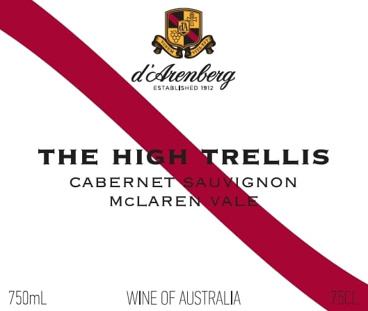 d'Arenberg 2016 High Trellis Cabernet Sauvignon - Red Wine