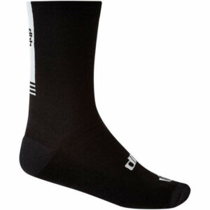 dhb Aeron Mid Weight Merino Sock - L - Black-White