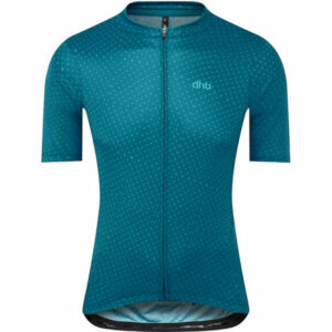 dhb Classic Short Sleeve Jersey - Dash - M - Teal-Blue