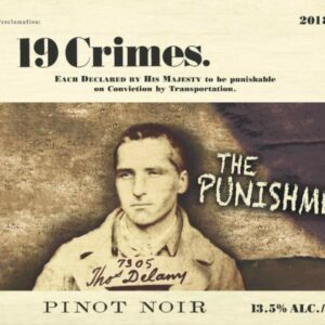 19 Crimes 2018 Punishment Pinot Noir - Red Wine