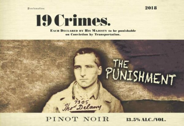 19 Crimes 2018 Punishment Pinot Noir - Red Wine