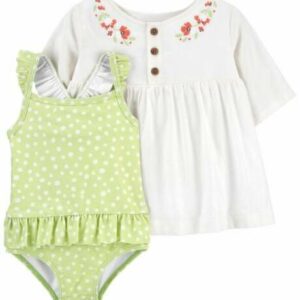 2-Piece Cover-Up & Swimsuit Set