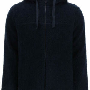 A.P.C. ROHAN IN ECO-SHEARLING HOODIE XL Blue