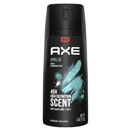 AXE Dual Action Body Spray Deodorant Apollo - 4.0 oz