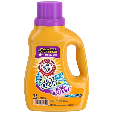 Arm & Hammer Liquid Laundry Detergent Plus OxiClean Odor Blasters Fresh Burst - 43.75 fl oz