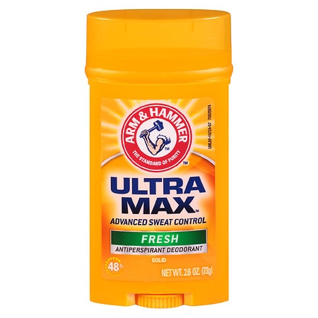 Arm & Hammer Ultramax Wide Antiperspirant & Deodorant Invisible Solid - 2.6 oz