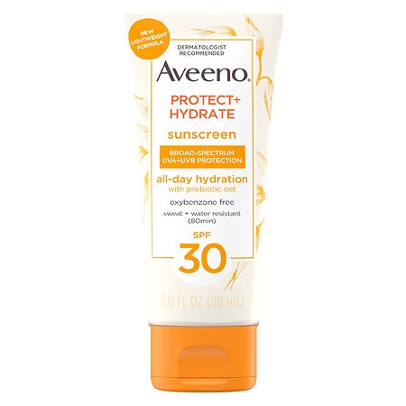 Aveeno Protect + Hydrate Body Sunscreen Lotion SPF 30 - 3.0 oz