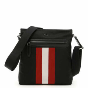 BALLY CURRIOS CROSSBODY BAG OS Black, Red, White Technical, Leather