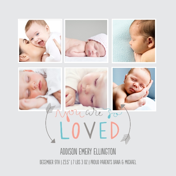 Baby + Kids 12x12 Designer Print - Matte, Prints -You Are So Loved