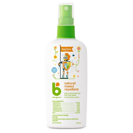 Babyganics Family Size Bug Spray Fragrance Free - 8.0 oz