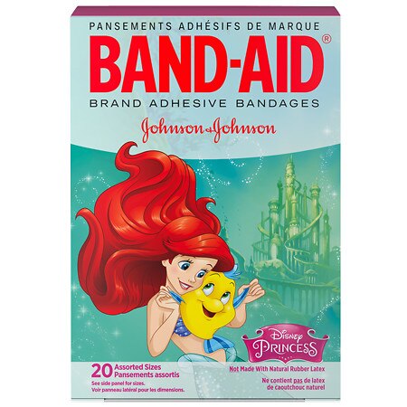 Band-Aid - Children's Disney Princess Adhesive Bandages Assorted Sizes - 20.0 ea