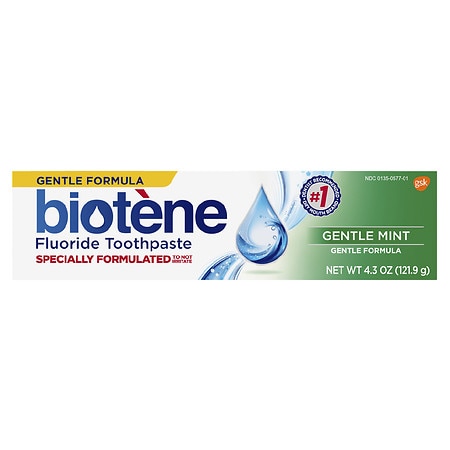 Biotene Fluoride Toothpaste Gentle Mint - 4.3 oz