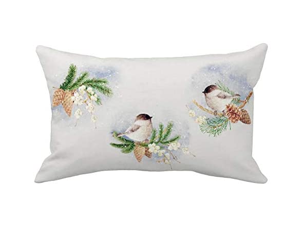 Bird Pattern Home Decorative Pillowcase