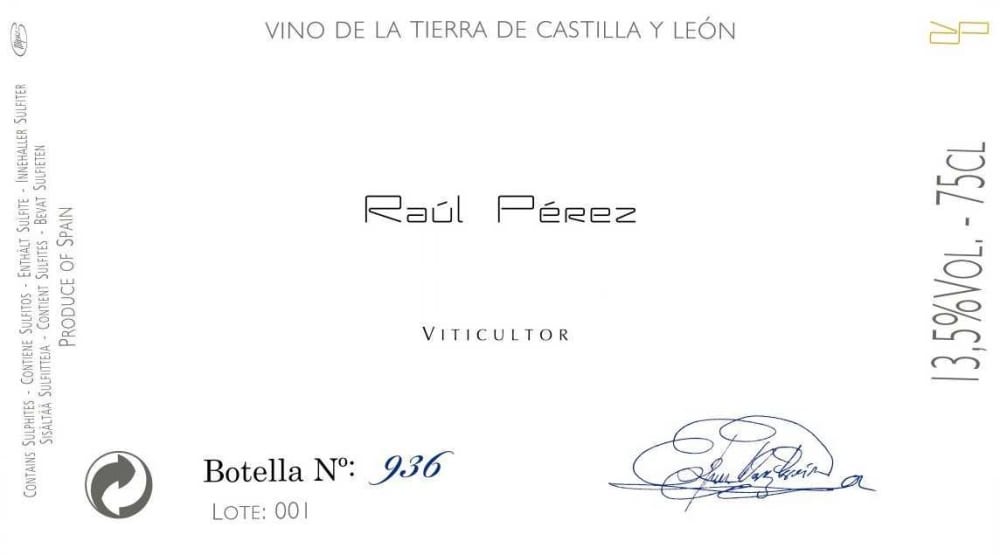 Bodegas Raul Perez 2013 Tierra de Leon Blanco - White Wine