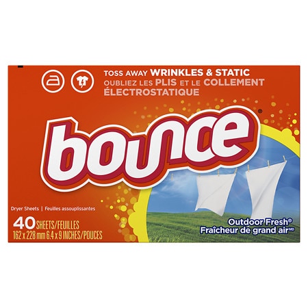 Bounce Fabric Softener Sheets Outdoor Fresh Scent - 40.0 ea